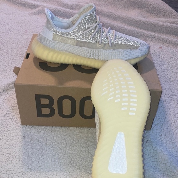 yeezy natural reflective